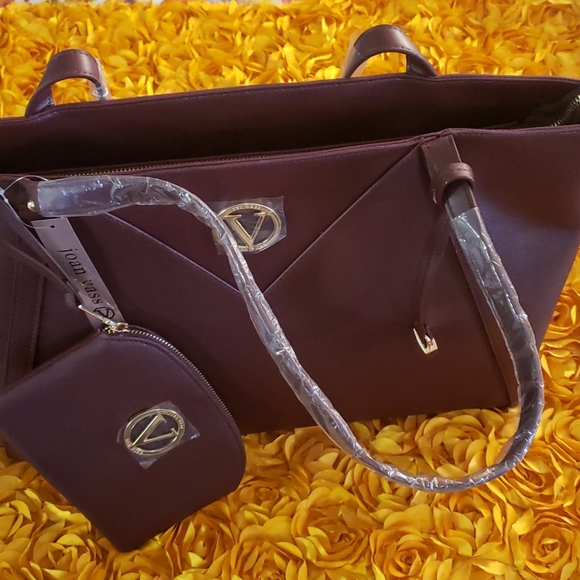 joan vass burgundy tote - Picture 8 of 8